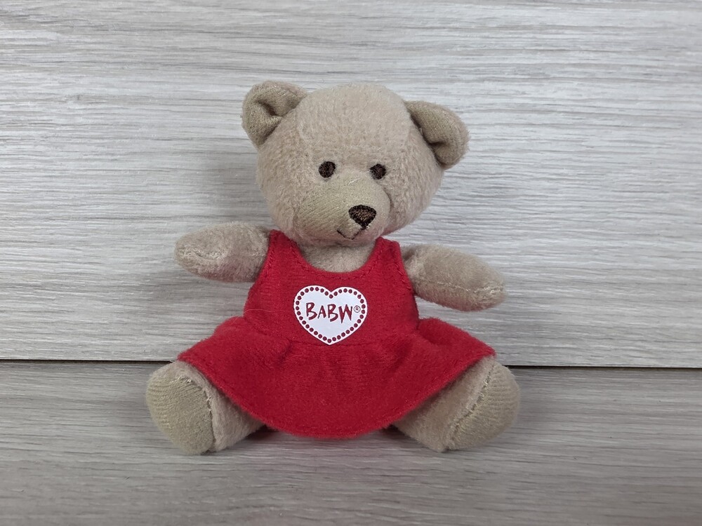 Build-A-Bear Workshop Curly Teddy McDonald's Happy Meal Plush Bear Wearing SU17